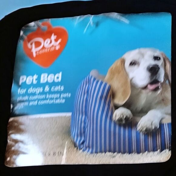 PET CENTRAL LUSCIOUS FAUX FUR PET BED Dk Gray/Light Gray - Picture 6 of 14